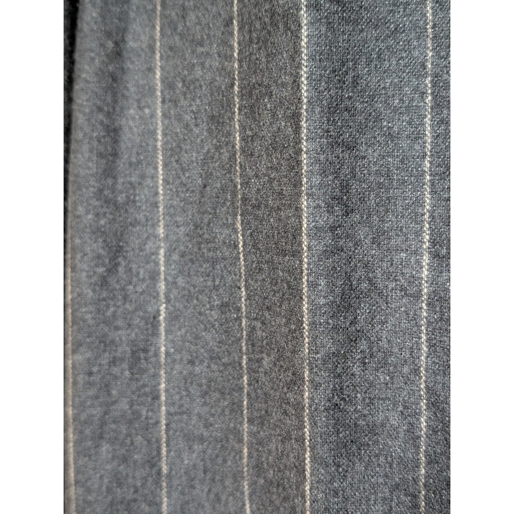 Marella Italy Charcoal Pinstripe Pleated Wide Leg Dress Pants Women's 30x37 - Picture 3 of 6